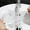 AUAUY Manual Lemon Squeezer, Acrylic Manual Lemon Slice Squeezer, Bird