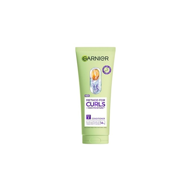 Garnier Conditioner For Curly Hair And Coils, Method For Curls