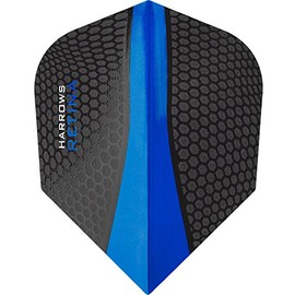 Harrows Retina Dart Flights - 100 Micron - Extra Strong - Standard - 5 Sets (15) (Dark Blue)
