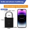 Anweller Fingerprint Lock with Key, Bluetooth Biometry Electronic Number Code,