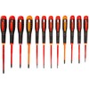 Bahco BE-9878SL Ergo 12 Piece VDE Insulated Slim Blade Screwdriver