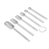 6PCS Rectangle Measuring Spoon Set Stainless Steel Accurate Clear Marking