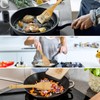 Biluer Wooden Spatula,6 PCS Cooking Spoon Kitchen Spoon Ilien Large