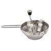 Stainless Steel Masher, Manual Straining Mill with 3 Sieve Layers