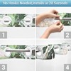 WITHLOC No Hook Shower Curtain with Snap in Liner -