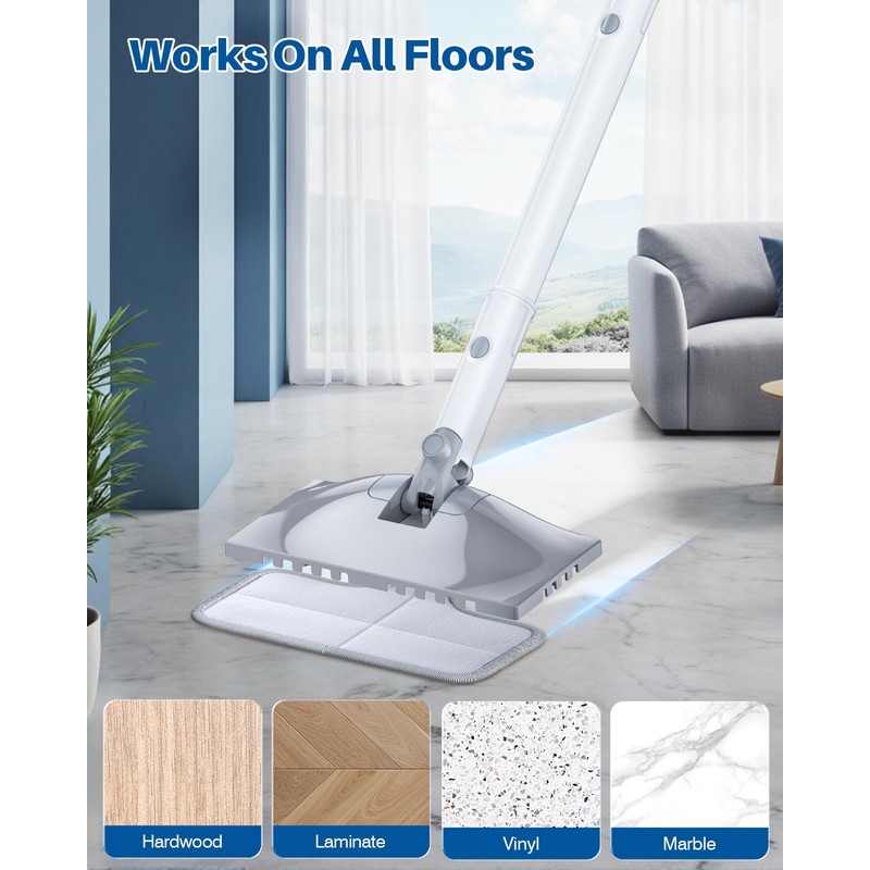LABIGO Steam Mop Replacement Pads - 6 Pack Machine Washable