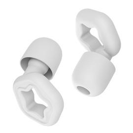 Ear Plugs for Sleeping Noise Reduction (3Pair), Soft Ear Plugs Noise Cancelling, Reusable Hearing Protection Earplugs for Sleep, Work, Study, Snoring, Concert, Swimming, 25dB-33dB, S M L (White)