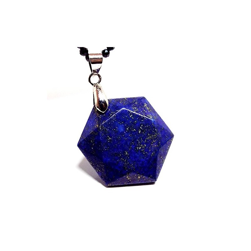 [SION] Natural Stone Power Stone Pendant Top, Hexagram, Star of