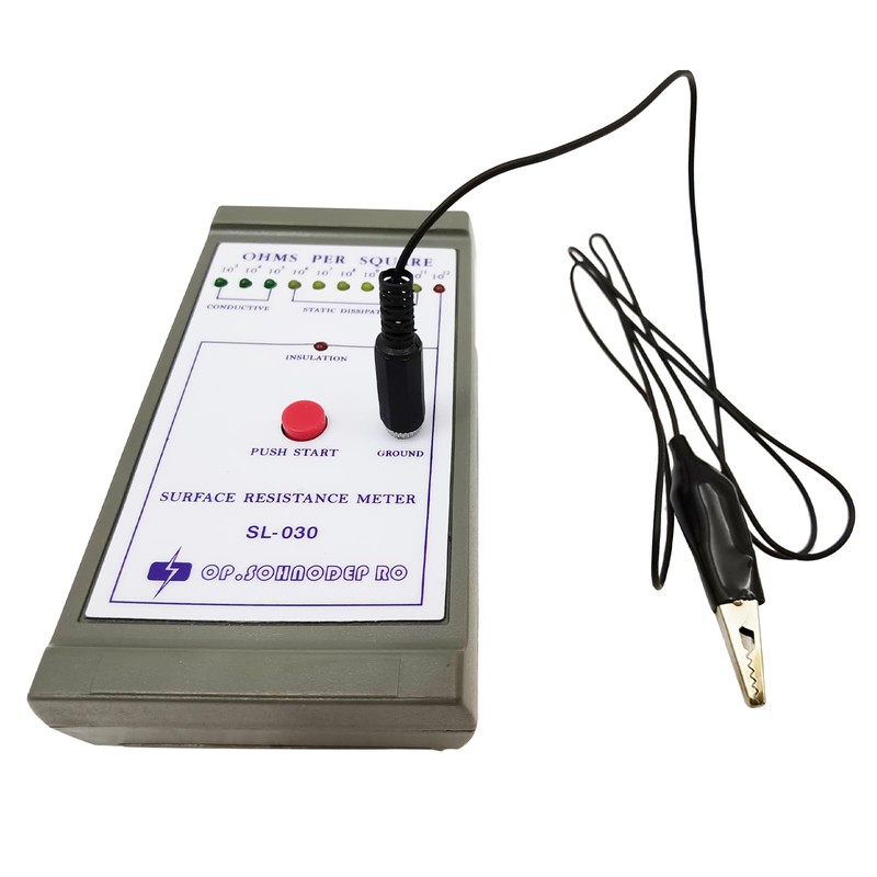 EQCOTWEA Portable ESD Electric Resistance Tester Surface Earth Resistivity Meter