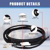 24FT Self-Regulating Pipe Heating Cable with Thermostat,Heat Tape for Water