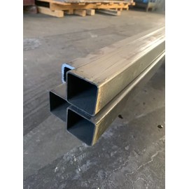 14ga (.08") x 2" x 2" Mild Steel Square Tube, Hot Rolled Steel (72)