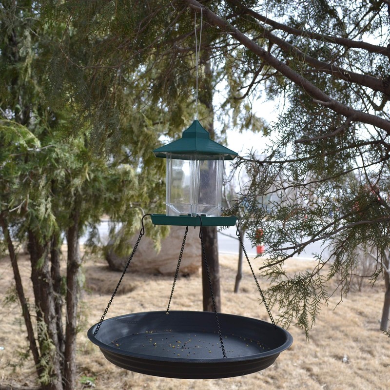 16" Bird Seed Catcher Tray Platform Feeder Hanging Tray Seed