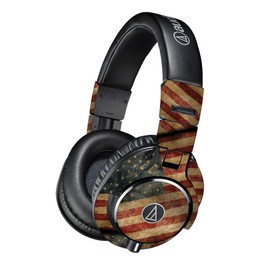Skin Compatible with Audio-Technica ATH-M40x Headphones - Vintage American| MightySkins Protective, Durable, and Unique Vinyl Decal wrap Cover | Easy to Apply, Remove | Made in The USA