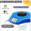 Circrane Solar Digital Pool & Spa Thermometer, Weather Resistant Floating