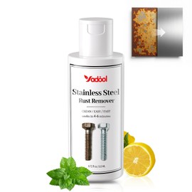 Rust Remover for Stainless Steel, Rust Stain Remover & Cleaner for Stainless Steel Appliances and Furniture - Ideal for Grill, Fridge, Knife or Pan & more - 3.72 Fl Oz (4 Pack)