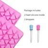 SEIHDHIK Heart Silicone Molds 2 Packs 56 Cavity Valentine Candy