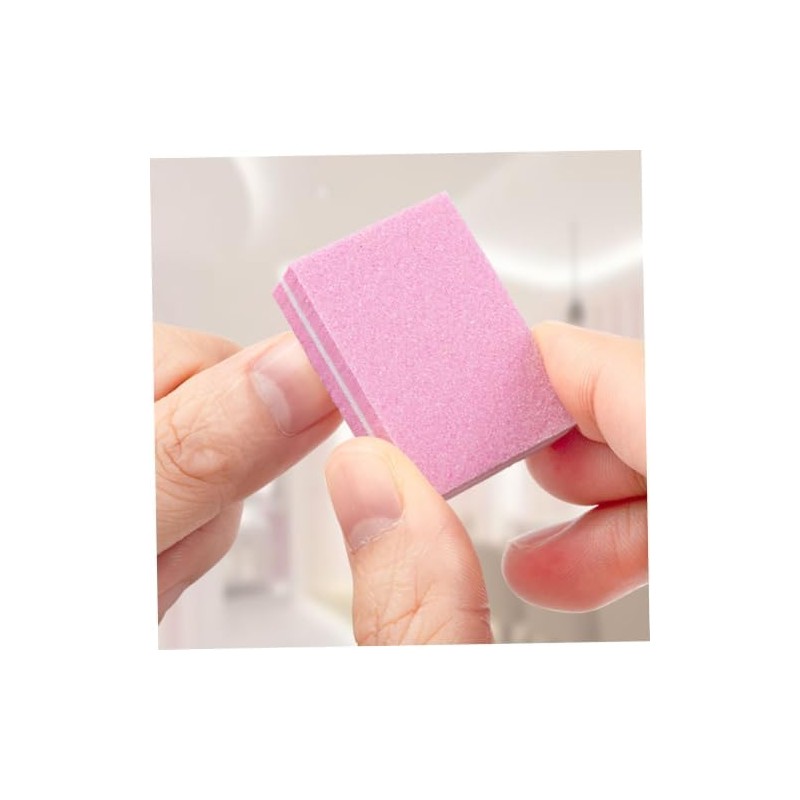 Bloque pulidor de uñas de doble cara, 50 limas uñas