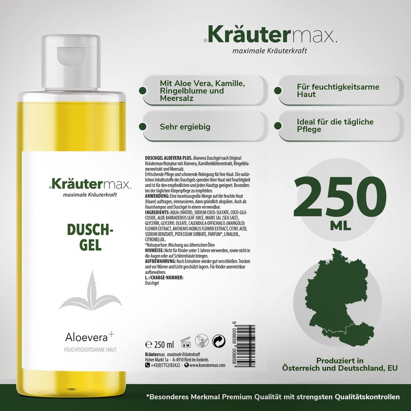 Aloe Vera Shower Gel Cleansing Gel with Aloevera Gel for