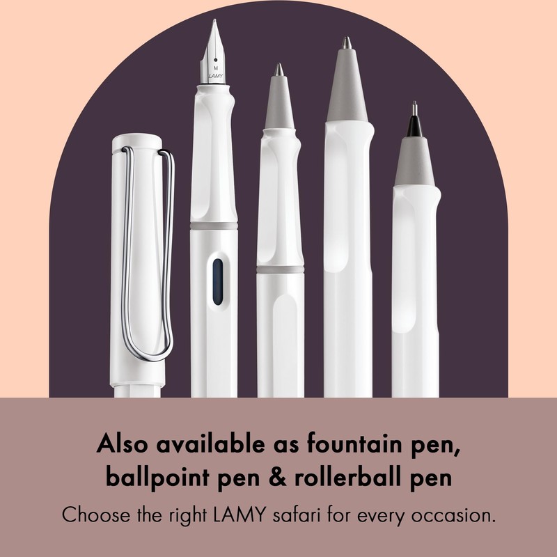 LAMY safari white - Mechanical Pencil with ergonomic grip &