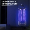 KKSQ Rechargeable UV Bug Zappers Electronic Mosquito Zapper Outdoor Indoor