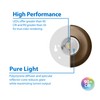 Nicor SureFit(v3) LED Flush Mount Ceiling Light, 3000K with Round