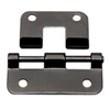 2 x black lift off hinges with fixing screws