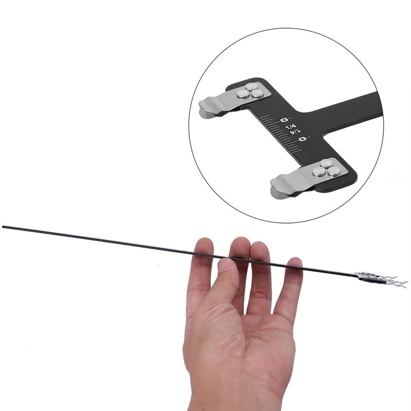 Bow T Ruler Archery Assistance Turning Tool 12inch Ruler for