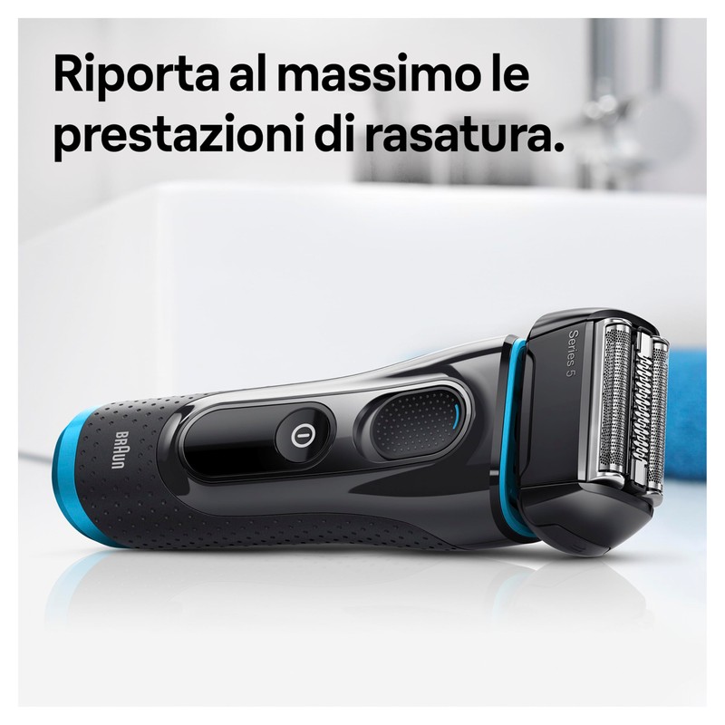 Braun 52B Testina di Ricambio Originale per Rasoio Elettrico Barba