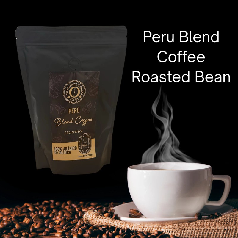 Chanchamayo Highland Coffee 250g Peru Blend Coffee Roasted Bean Arabica Gourmet