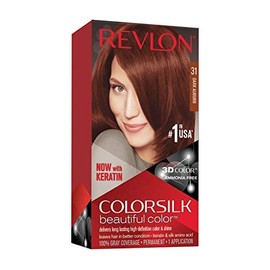 Revlon ColorSilk Hair Color, [31] Dark Auburn 1 ea (Pack of 11)