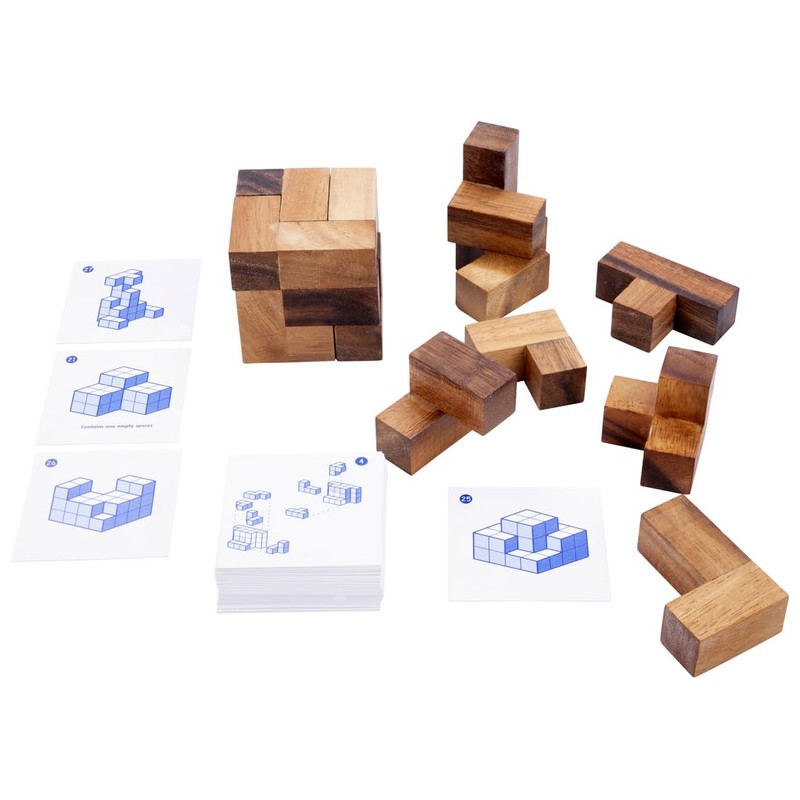 Engelhart - 350460 - Double Soma Cube - 3D Wooden