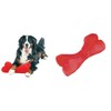 Zanies Big Bone Dog Toy Plush Large Breed Bright Color
