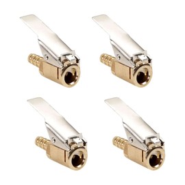 Opexicos 4Pcs Inflatable Tyre Inflator Valve Car Inflatable Quick Clip Copper Quick Clip Tire Chuck Tail Plug