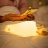 Lying Flat Duck Night Light Cute LED Duck Lamp Silicone
