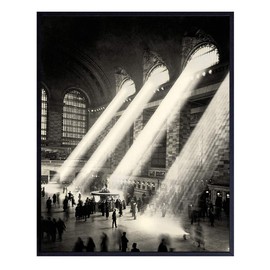 New York City Vintage Photograph Art - 8x10 Photo Picture Home Decor, Wall Decoration- Gift for NY, NYC, Big Apple Fans - Unframed Picture Print