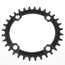 FOMTOR 34T Oval Chainring 104 BCD Oval Narrow Wide Chainring for Road Bike, Mountain Bike, BMX MTB