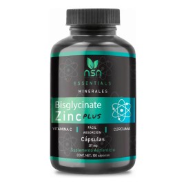 Bisglicinato De Zinc | Con Cúrcuma Y Vitamina C