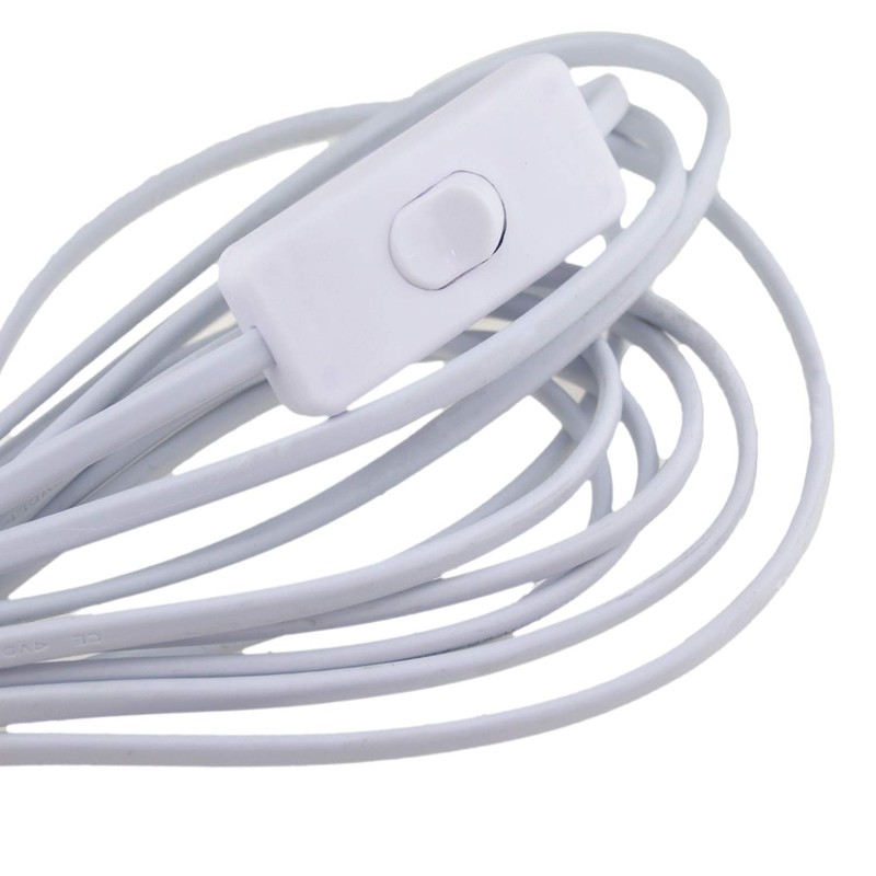 Rextin E26/E27 LED Light socket 21FT extension cord with On/Off