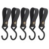 15Pcs Leather S Hooks High Strength Multifunctional Portable S Hangers