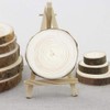 Fuhaieec 50pcs 2.4"-2.8" Unfinished Natural Wood Slices Circles with Tree