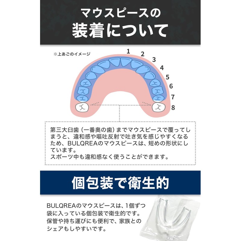 BULQREA Mouthpiece for Sports, Easy to Mold Mouthguard, Includes Case
