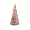 December Diamonds Cotton Candy Land 19" Pink Candy Swirl Cone