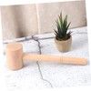 TOVINANNA Solid Wood Carving Hammer Crab Mallets Wood Hammer Food