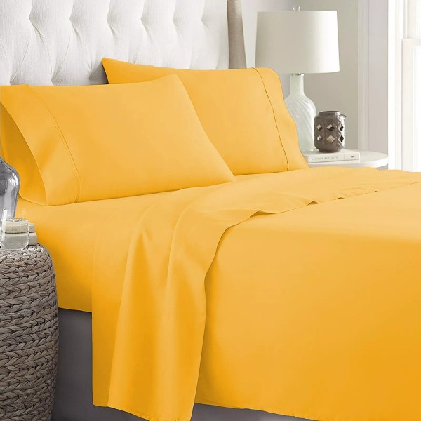 Scala Gracious Egyptian Cotton 1000TC 4 PCs Sheet Set Twin