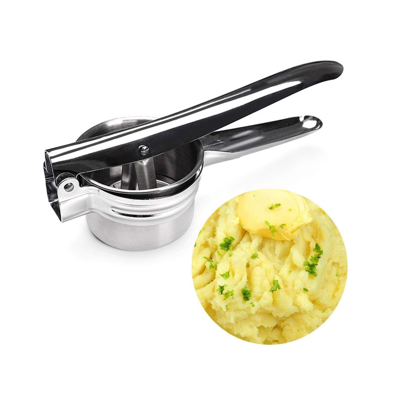 1pc Premium 430 Stainless Steel Squeezer Lemon Potato Ergonomic Vegetable