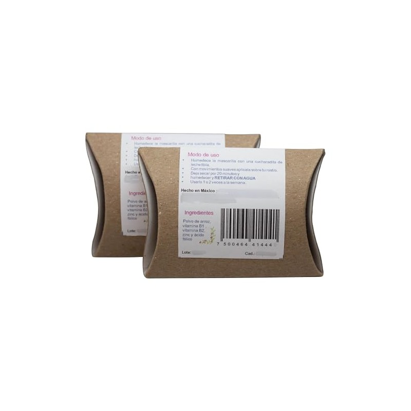 Belegui Mascarilla facial de arroz limpia hidrata ilumina y exfolia