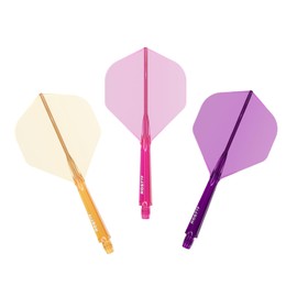 CUESOUL ROST 77 Integrated Dart Shaft and Flight,clear color, Big Standard