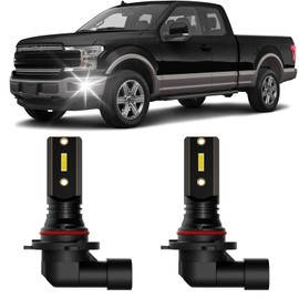 XFLHEHD F150 LED Fog Lights Fits for 2004-2023 Ford F150 Fog Light Bulbs Replacement Kit, 6500K Cool White, Plug and Play, Pack of 2