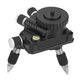 Laser Tripod, 360 Degree Standard Tripod Mount Made of Aluminium Alloy, Rotating Base with 5/8 Inch Thread for Laser Levelling, Rustproof and Abrasion Resistant