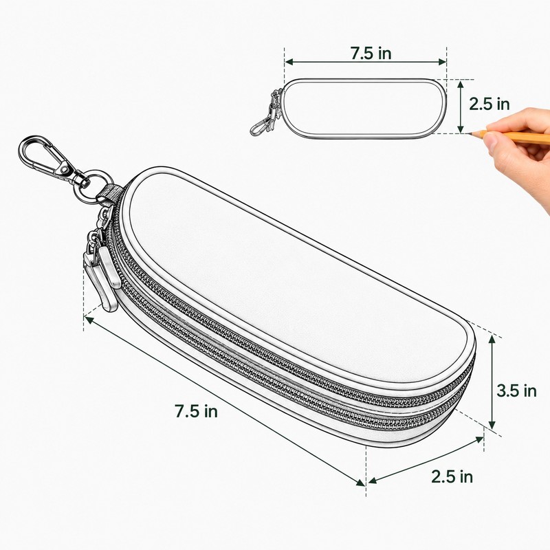Double Eyeglass Case for Glasses & Sunglasses – Soft Neoprene